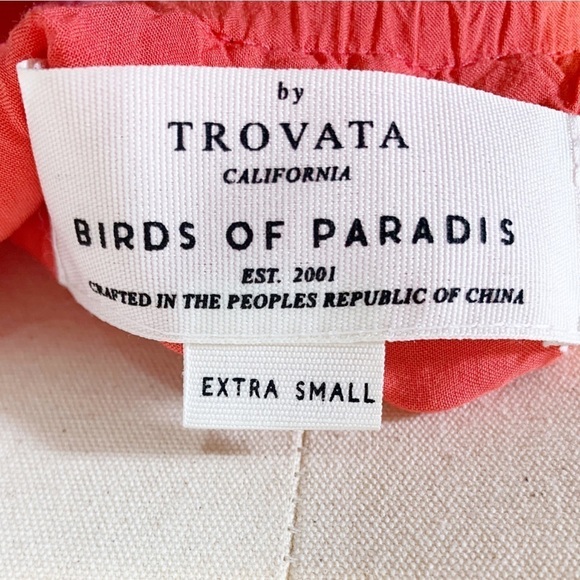 Trovata Birds of Paradis Linen Blend Sleeveless Dress Size XS - Picture 12 of 13
